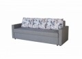 Canapea Extensibila Firenze Grey Blue Flower 218x85x85 cm + lada de depozitare