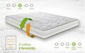 Saltea ortopedica Aloe Vera PLUS Dual Confort, 180x190x30cm, Memory 4 cm, 7 zone de confort, reversibila, fermitate medie