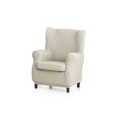 Husa fotoliu elastica bi-stretch, Argos, wing chair, natural C/0