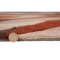 Covor Infinite Splinter Orange, Flair Rugs, 160 x 220 cm, 100% poliester, portocaliu/bej