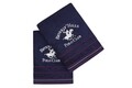 Set 2 prosoape de baie, Beverly Hills Polo Club, 401, 70x140 cm, 100% bumbac, bleumarin