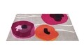 Covor Poppies Bedora, 200x300 cm, 100% lana, rosu, finisat manual