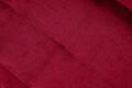 Canapea extensibila Genoa Rosu, 230x97x78 cm, cu lada de depozitare