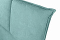 Pat matrimonial, Stockholm, Pillows E, 140x200 cm, saltea tip Pocket, topper memory, Mint