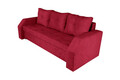 Canapea extensibila Marbella 230x93x77 cm, cu lada de depozitare, rosu