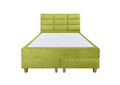 Pat matrimonial, Stockholm, Harmony E, 140x200 cm, saltea tip Pocket, topper memory, Verde