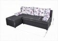 Coltar extensibil reversibil Modena Grey Magnolia 206 x 145 x 80 cm cu lada de depozitare