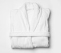Halat de baie Hotel Line, Bedora, marime universala L-XL, 100% bumbac frotirat, 400 gr/mp, alb