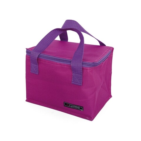 Geanta termoizolanta pentru mancare bebelusi Mini Kids, Iris Barcelona, 21x15x14 cm, poliester, pink