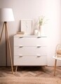 Comoda, Finori, Goteborg 1, 79.8 x 86.5 x 40 cm, PAL/MDF, sonoma/alb