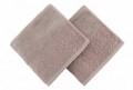 Set 2 prosoape de baie Burumcuk, Soft Kiss, 50 x 90 cm, 100% bumbac, maro