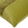 Perna decorativa Aella, Decomex, 45x45 cm, poliester, verde crud