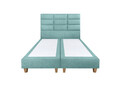 Pat matrimonial, Stockholm, Harmony E, 180x200 cm, saltea tip Pocket, topper memory, Mint