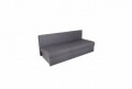 Canapea extensibila Alfi Grey 192x80x77 cm cu lada de depozitare, Blue Anemone