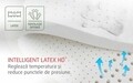 Saltea Ice Touch Memory Latex, 140x200 cm, H 20 cm