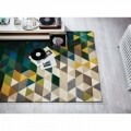 Covor Illusion Prism Green/Multi, Flair Rugs, 160 x 220 cm, 100% lana, multicolor