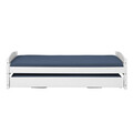 Pat multifunctional pentru o persoana, 90x200 cm, Vindas, Inter Link, lemn, alb