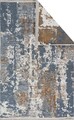 Covor Eko rezistent, NK 02 - Beige, Blue, 100% poliester,  115 x 180 cm