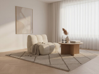120x104 cm, Ivory, Fotoliu