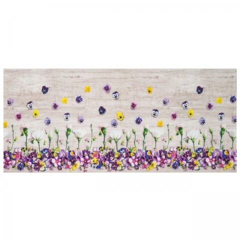 Covor rezistent Webtappeti Viole del Pensiero 58 x 115 cm, multicolor