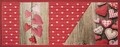 Covor pentru bucatarie, Olivio Tappeti, New Smile Modern, Hearts, 57 x 140 cm, nylon, multicolor