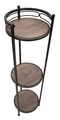 Biblioteca Essential Round, Mauro Ferretti, Ø28 x 112 cm, fier/MDF