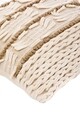 Perna decorativa Sand Bedora, 45x45 cm, cusatura manuala, bumbac si alte fibre