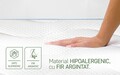 Saltea Argentum Therapy PLUS 200x200 cm, 14+6 Memory Arctic Gel, Husa cu ioni de argint, 7 zone de confort, Super Ortopedica, Anatomica