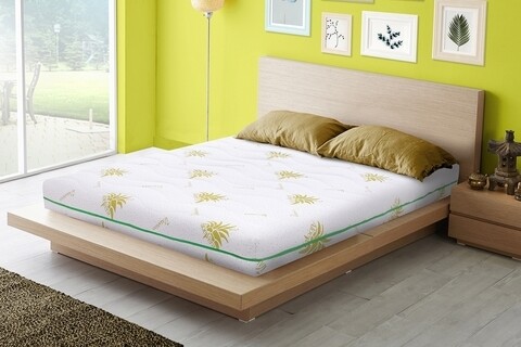 Saltea Aloe Vera Confort, Super Ortopedica, Hipoalergenica, 80x200x17 cm