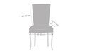 Set 2 huse scaun elastice bi-stretch, Premium Roc, inaltime spatar pana la 60 cm, bej in C/11