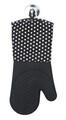 Set 2 manusi de bucatarie, Wenko, 18 x 5 x 37.5 cm, silicon/textil, negru