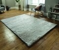 Covor lucrat manual, Shadow Ivory, Flair Rugs, 120 x 170 cm, poliester, bej