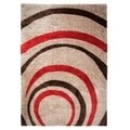 Covor Grande Droplet, Flair Rugs, 120 x 170 cm, 100% polipropilena, rosu/maro