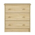 Mobilier Dormitor Luka Natur, Bedora, 1 pat, 1 dulap,1 comoda, 2 noptiere