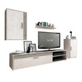 Mobilier pentru Living  Oslo III, Bedora, 1 x Polita, 1 x Comoda, 1 x Dulap, 1 x Dulap suspendat