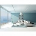 Covor indoor outdoor Floorita WAVES LIGHT BLUE133X190