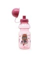 Sticla apa pentru copii, SnackRico Girl, Iris Barcelona, 350 ml,Tritan, roz