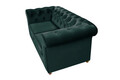 Canapea Oxford Chesterfield, 93x183x75 cm, 2 locuri, Verde