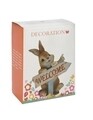 Decoratiune Happy Easter, 13.5x8x18.5 cm, polistone, multicolor