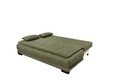 Canapea extensibila, Sophie, Brego 77 Olive, 3 locuri, 208 x 93 x 105 cm, olive