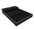 Canapea extensibila Urban Living, 136x80x40 cm, Negru