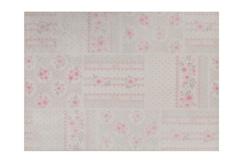 Covor Romantic Patch - Mint, Confetti, 100x140 cm, poliester, multicolor