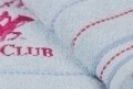 Set 2 prosoape de maini, Beverly Hills Polo Club, 50x90 cm, 100% bumbac, albastru