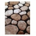 Covor Pebble Koberec Bezova, 140 x 200 cm, 100% poliester, bej/maro/gri