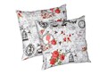 Set 2 perne Romance, microfibra matlasata, 70x70 cm