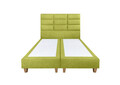 Pat matrimonial, Stockholm, Harmony E, 140x200 cm, saltea tip Pocket, topper memory, Verde