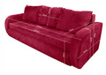 Canapea extensibila Genoa Rosu, 230x97x78 cm, cu lada de depozitare