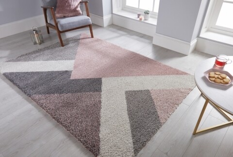 Covor Dakari Zula Multi Pink, Flair Rugs, 160 x 230 cm, 100% polipropilena, roz