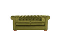 Canapea Oxford Chesterfield, 93x183x75 cm, 2 locuri, Olive