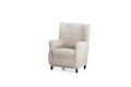 Husa fotoliu elastica bi-stretch, Candy, wing chair, natural C/0